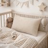 BABEES Kissenbezüge 2-er Set Kissenbezug 40x60 / 30x50 cm 100% Musselin Baumwolle 150 g/qm, Kissenbezüge Kissenhülle Kinderbettwäsche Kinderzimmer Creme Beige Bild 2