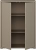 Forte ALICE SPRINGS Kommodenschrank 70 80, modern-minimalistisch, 2-türig, Wohn-/Schlafzimmer, Holzwerkstoff, Taupe, 74,5 cm breit x 99,1 cm hoch x 41,5 cm tief Bild 3