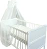 TupTam Betthimmel TupTam Babybett Himmel mit Schleife Transparent Bild 2