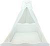TupTam Betthimmel TupTam Babybett Himmel mit Schleife Transparent Bild 3