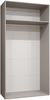 Kleiderschrank Veluna III 100 (Farbe: Schwarz / Schwarz + Gold) Bild 4