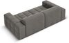 Micadoni Sofa Jennifer 3-Sitzer Samt Hellgrau Bild 4