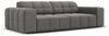 Micadoni Sofa Jennifer 3-Sitzer Samt Hellgrau Bild 2