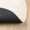 vidaXL Teppich OVIEDO Kurzflor Beige Ø 120 cm 375501 Bild 5