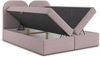 AX LIVING Migwell Boxspringbett 180x200 Rosa mit Bettkasten Kopfteil Bild 3