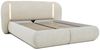 Beautysofa Polsterbett CORFU mit Bettkasten und LED‑Kopfteil (Weicher BELLA‑Chenille‑Stoff in 6 modernen Farbtönen, Doppelbett in moderner, abgerundeter Form), Erhältlich in 3 Breiten Bild 2