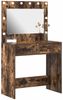 vidaXL Schminktisch Geräucherte Eiche 78,5 x 41 x 135 cm Holzwerkstoff 865032 Bild 3