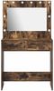 vidaXL Schminktisch Geräucherte Eiche 78,5 x 41 x 135 cm Holzwerkstoff 865032 Bild 5