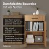 Bellamio 'Apol' Mehrzweckschrank, Eichenoptik, 88x33x60 cm, kleiner Aktenschrank mit 2 Fächern und 1 Schublade Bild 3