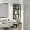 vidaXL Badezimmer-Wandschrank Betongrau 40 x 14 x 70 cm Holzwerkstoff 889362 Bild 4