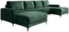 Ecksofa EINAR 362x170 cm mit Schlaffunktion, Bonellfederkern und Bettkasten, Farbe: Grün Bild 2