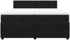 vidaXL Boxspringbett mit Matratze Schwarz 200x200 cm Samt 3287844 Bild 4