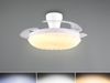 LED Deckenleuchte KIRUNA mit Ventilator und Fernbedienung Ø 49cm - max. 106cm Bild 3