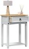 vidaXL Konsolentisch Weiß 55 x 35 x 73 cm Massives Kiefernholz 42024942 Bild 3