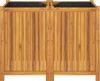 vidaXL Pflanzkübel mit Einlage 100x50x75 cm Massivholz Akazie 366445 Bild 4
