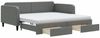vidaXL Tagesbett Ausziehbar mit Schubladen Dunkelgrau 100x200 cm Stoff 3196876 Bild 2