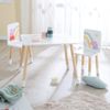 roba Kindersitzgruppe 'Peppa Pig' - 2 Kinderstühle & 1 Tisch - Holz - ab 18 Monaten- Weiß / Natur Bild 4