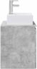 vidaXL Wandmontierte Waschtisch Betongrau 49,5 x 41 x 62,5 cm 890415 Bild 4