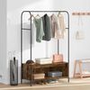 vidaXL Kleiderständer Braun Eichen-Optik 100 x 44 x 160 cm 868453 Bild 4