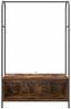 vidaXL Kleiderständer Braun Eichen-Optik 100 x 44 x 160 cm 868453 Bild 5