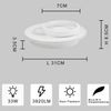 ZMH Deckenlampe Led Deckenleuchte Wohnzimmer - Dimmbar mit Fernbedienung Schlafzimmerlampe Modern Design Wohnzimmerlampe für Schlafzimmer Küche Arbeitszimmer Büro Jugendzimmer Bild 4