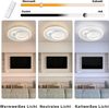 ZMH Deckenlampe Led Deckenleuchte Wohnzimmer - Dimmbar mit Fernbedienung Schlafzimmerlampe Modern Design Wohnzimmerlampe für Schlafzimmer Küche Arbeitszimmer Büro Jugendzimmer Bild 3