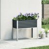 vidaXL Garten-Pflanzgefäß Anthrazit 100 x 45 x 90 cm Stahl 4008972 Bild 3