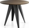 WFL GROUP Esstisch Glory, Modern Rund Tisch mit pulverbeschichteten Metallbeinen Bild 4
