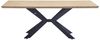 HOME DELUXE Essgruppe Eckig AVENCIA inkl. Sternfuß - 200 x 120 cm Fishbone Oak 8 Stühle Creme Bild 5