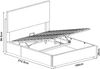 Polsterbett Juva Cord mit Lattenrost 180x200 cm Grau Corium Bild 4