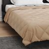 vidaXL Ganzjahresbettdecke Taupe 220 x 260 cm Mikrofaser 42025582 Bild 4