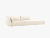 Micadoni Sofa Kaelle 4-Sitzer Rechts Chenille Over The Horizon Helles Beige Bild 2