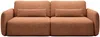 Vente-unique - VOPOZA Sofa Stoff Rot - B 103 cm x H 87 cm x L 238 cm Bild 2