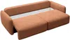 Vente-unique - VOPOZA Sofa Stoff Rot - B 103 cm x H 87 cm x L 238 cm Bild 5