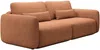 Vente-unique - VOPOZA Sofa Stoff Rot - B 103 cm x H 87 cm x L 238 cm Bild 3