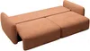 Vente-unique - VOPOZA Sofa Stoff Rot - B 103 cm x H 87 cm x L 238 cm Bild 4