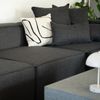 HOME DELUXE Modulares Sofa VERONA XXL - 414 x 207 cm Anthrazit Bild 4