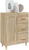 vidaXL Sideboard Sonoma-Eiche 69,5x34x90 cm Holzwerkstoff 812225 Bild 4