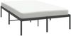 vidaXL Bettgestell Metall Schwarz 135x190 cm 350845 Bild 4