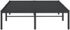 vidaXL Bettgestell Metall Schwarz 135x190 cm 350845 Bild 5