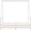 vidaXL Kinderbett Weiß 70x140 cm Massivholz Kiefer 834487 Bild 5