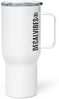 DECALVIBES Reisebecher mit Griff Classic - Weiß , 739 ml Bild 2