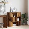 vidaXL Bücherregal Altholz-Optik 90x28x90 cm Holzwerkstoff 856058 Bild 3