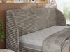 Polsterbett mit Lattenrost, Doppelbett Bettkasten, Bettgestell mit Gasdruckfeder - CAELA CLASSIC - 180 x 200 cm - Hellbraun Cord Bild 3