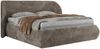 Polsterbett mit Lattenrost, Doppelbett Bettkasten, Bettgestell mit Gasdruckfeder - CAELA CLASSIC - 180 x 200 cm - Hellbraun Cord Bild 5