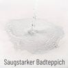 Sanilo Badematte Granit, Höhe 15 mm, rutschhemmend beschichtet, fußbodenheizungsgeeignet, schnell trocknend, Polyester, rechteckig, Badteppich, super weich, Granitoptik, bedruckt, waschbar Bild 3