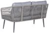Gartenmöbel Set Sitzgruppe Rope Essgruppe Outdoor Gartenbank Gartentisch Grau Bild 5