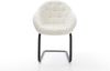 Freischwinger Gaio-Flex Bouclé Soft Beige Freischwinger flach Schwarz Bild 2