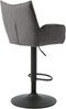 Barhocker >Marilla< (2er-Set) in graphite - 52x113,5x53 (BxHxT) Bild 5
