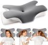 MULISOFT Nackenstützkissen Seitenschläferkissen,Orthopädisches Kissen, Füllung: Memory Foam, Rückenschläfer, Seitenschläfer, Bauchschläfer, kopfkissen nackenschmerzen, Nackenstutzkissen-Set,atmungsaktives Eis-Seidenmaterial,Kissen, Waschbar, Antischnar... Bild 4